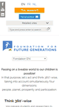 Mobile Screenshot of foundationfuturegenerations.org